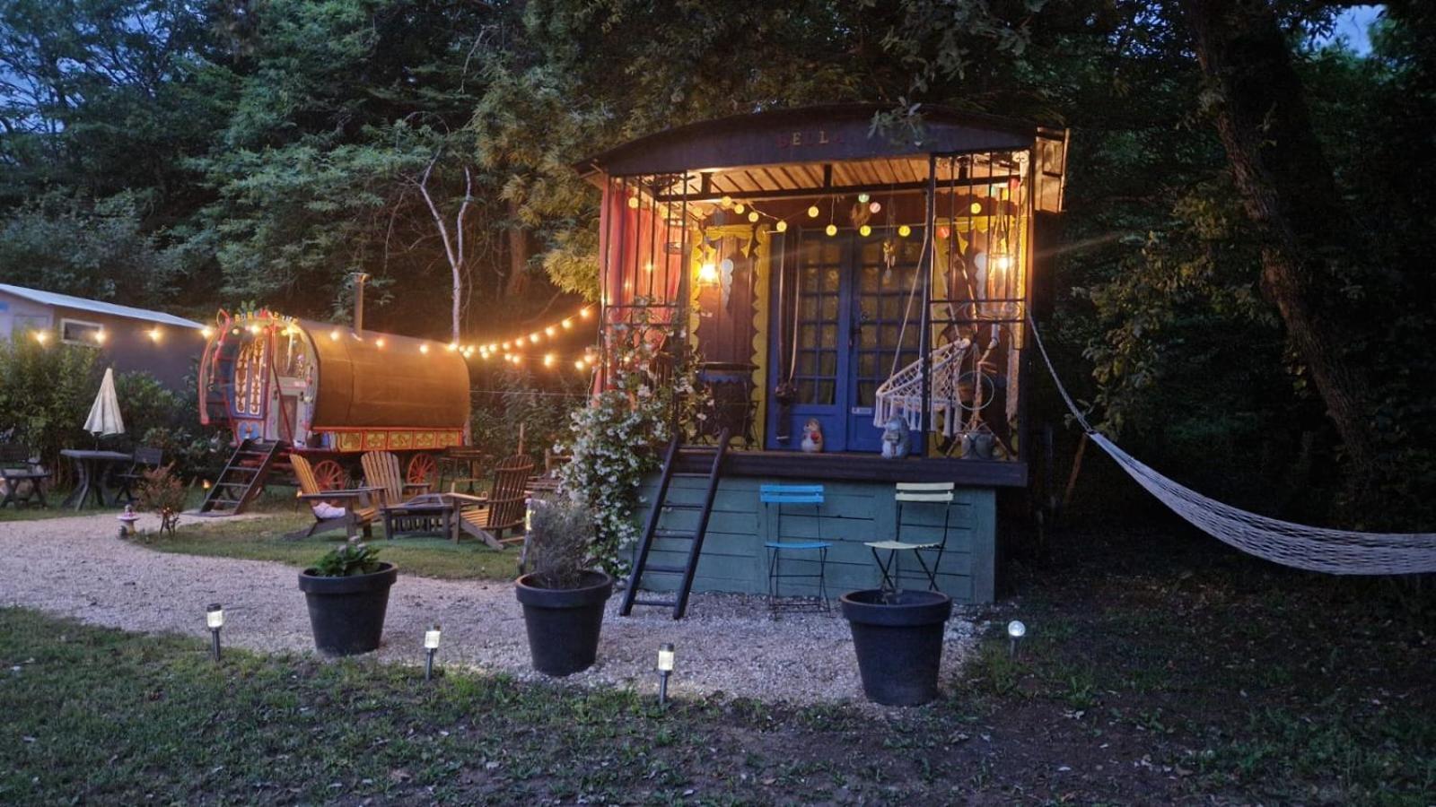 Homestay Git'an Perigord Roulotte Bella Grolejac